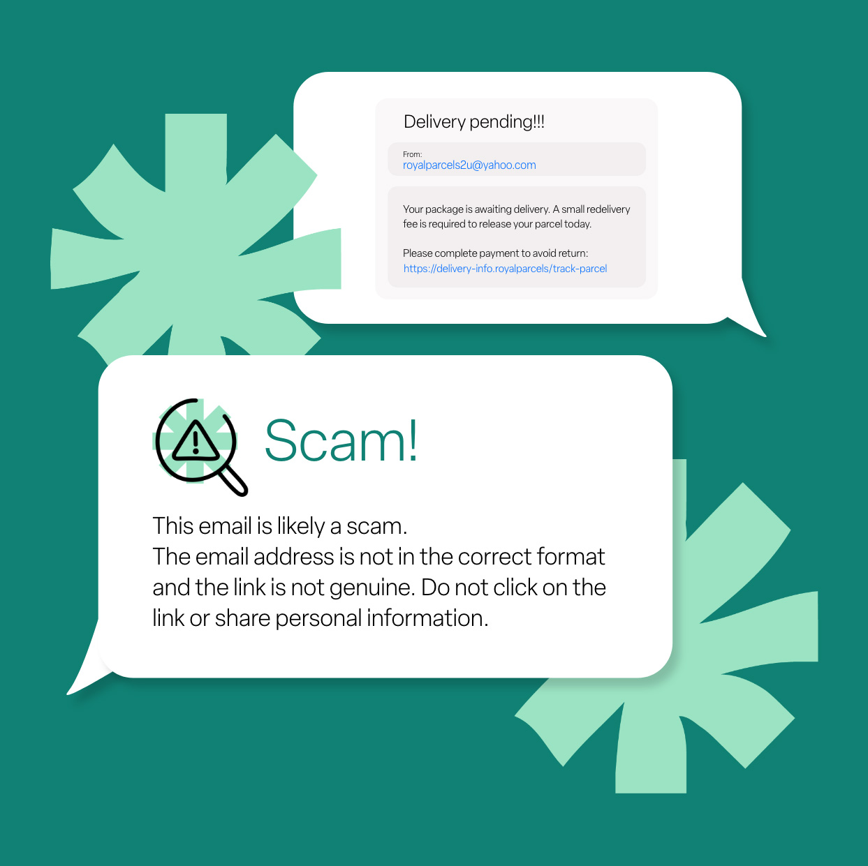 Scam check illustration